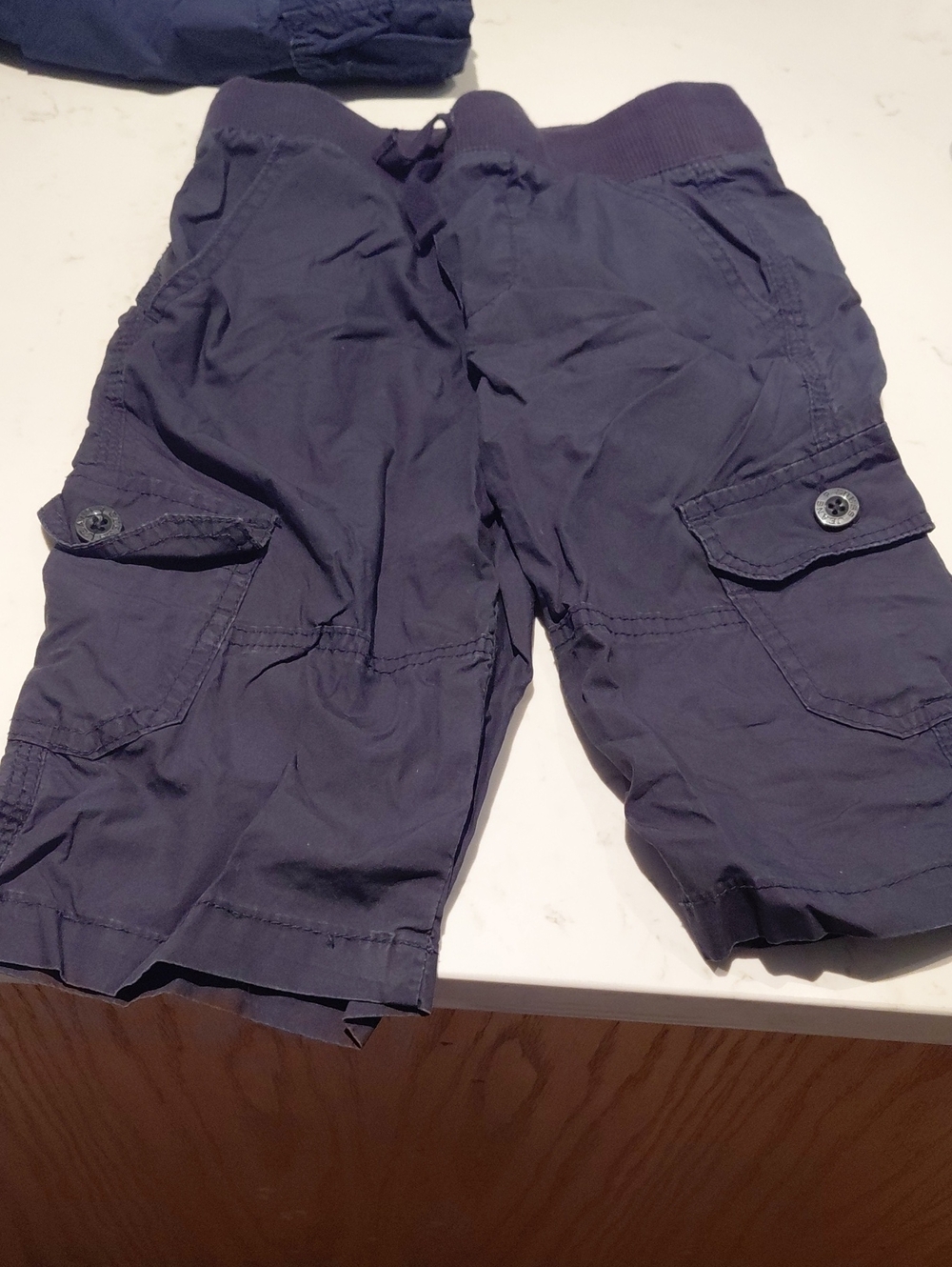 Guess Boys Navy Cargo Shorts